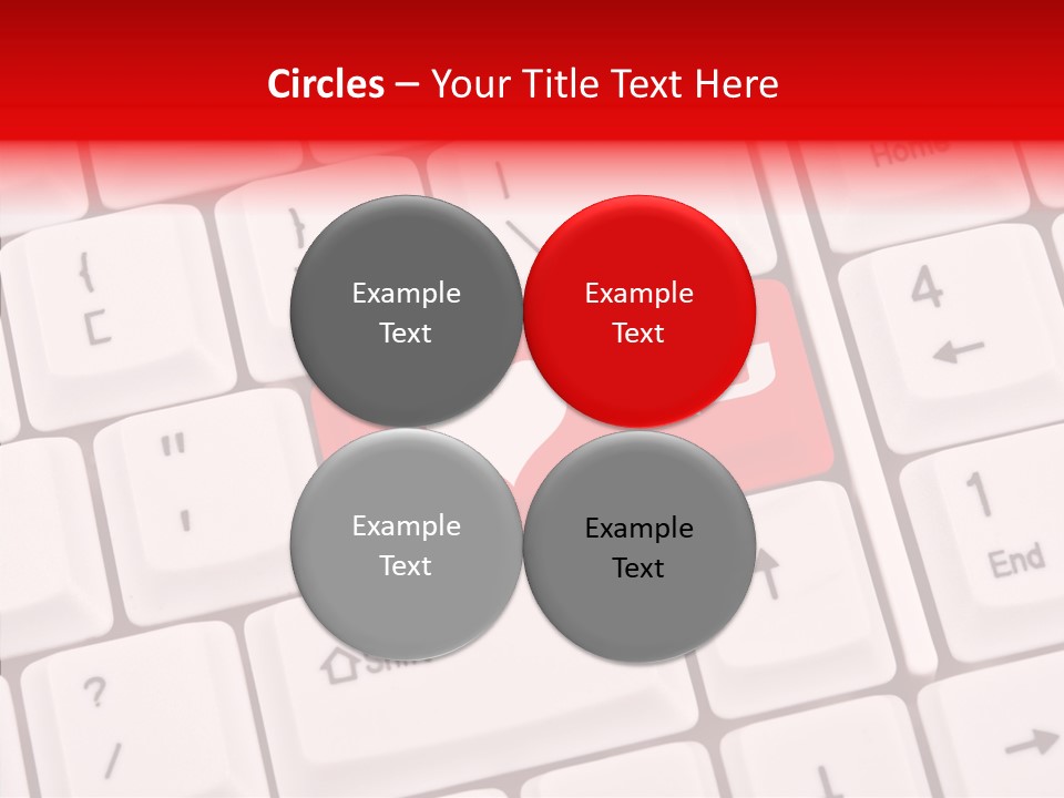 Relationship Symbol White PowerPoint Template