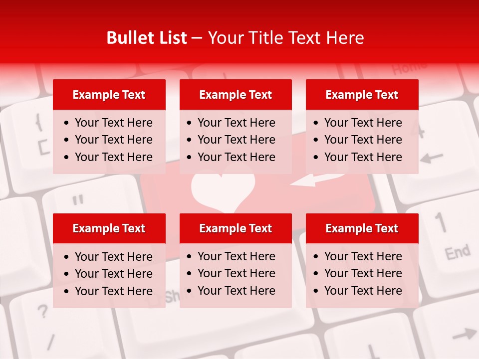 Relationship Symbol White PowerPoint Template