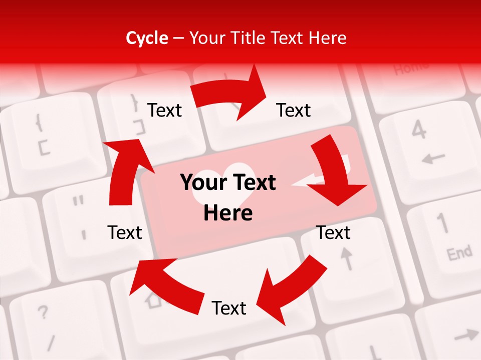 Relationship Symbol White PowerPoint Template