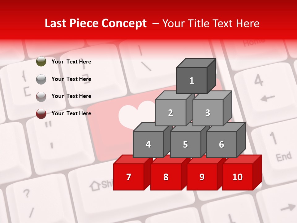 Relationship Symbol White PowerPoint Template