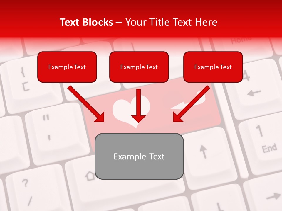 Relationship Symbol White PowerPoint Template