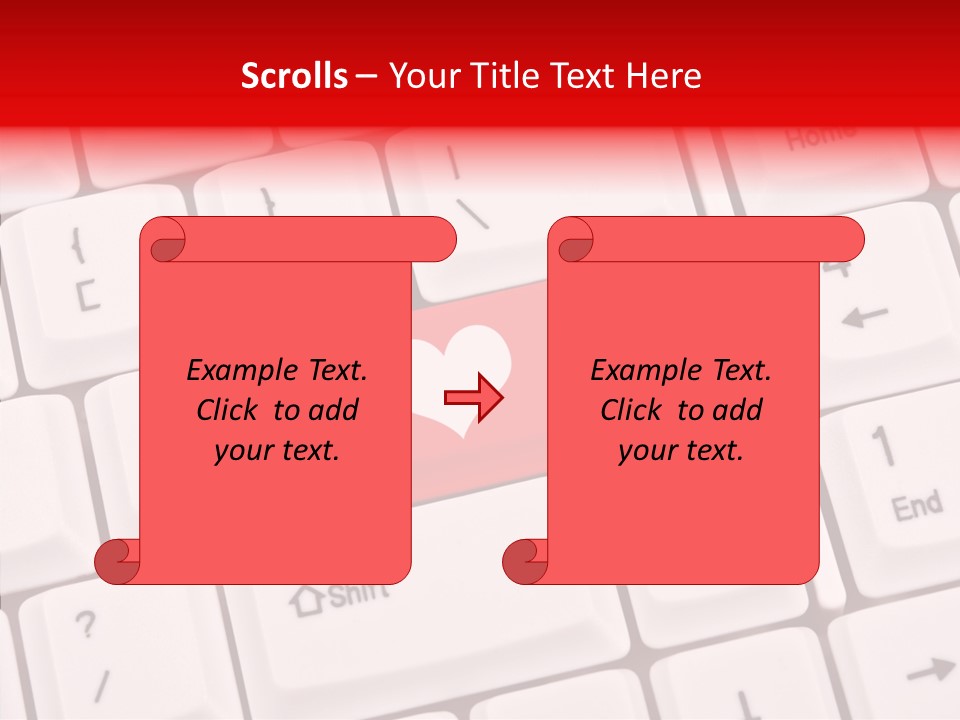 Relationship Symbol White PowerPoint Template