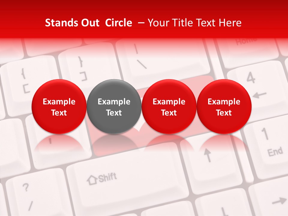 Relationship Symbol White PowerPoint Template