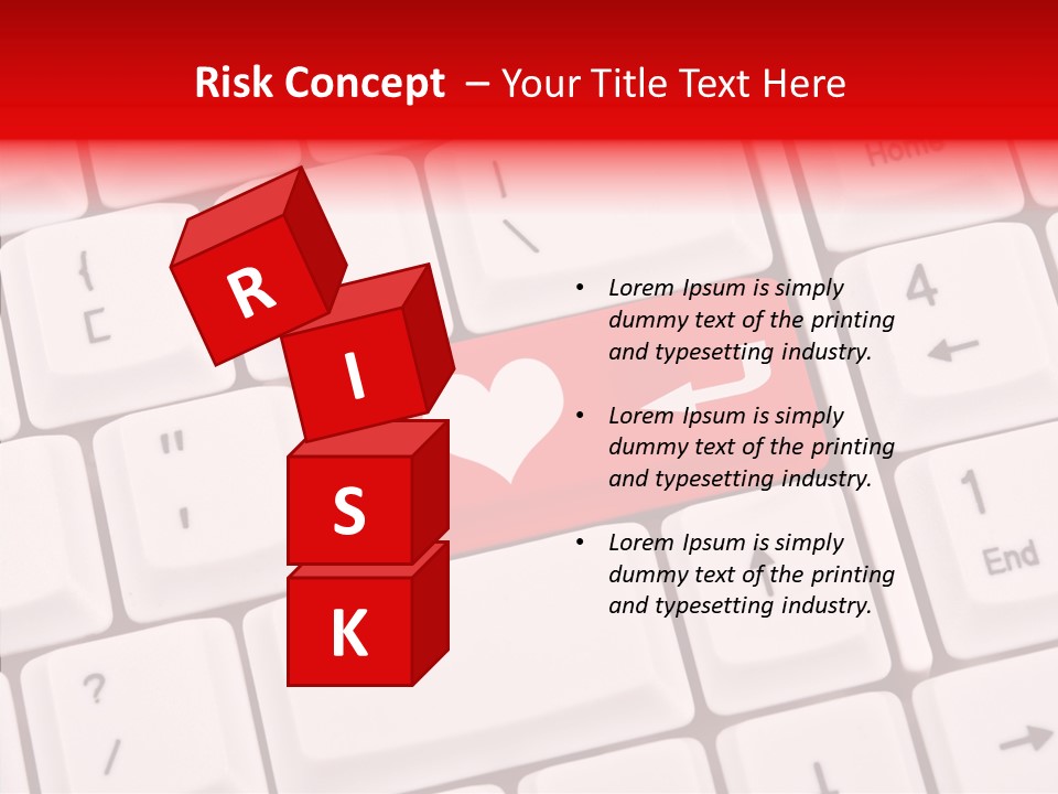 Relationship Symbol White PowerPoint Template