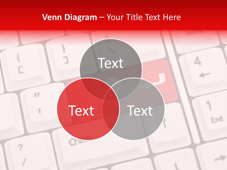 Relationship Symbol White PowerPoint Template