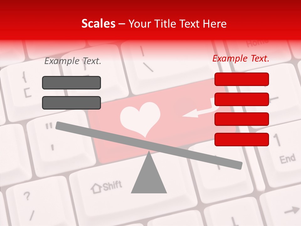 Relationship Symbol White PowerPoint Template