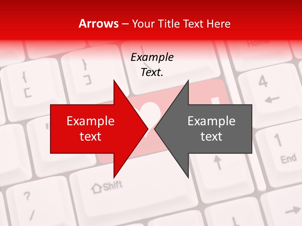 Relationship Symbol White PowerPoint Template