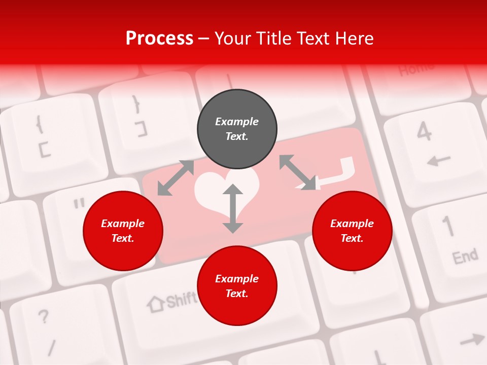 Relationship Symbol White PowerPoint Template