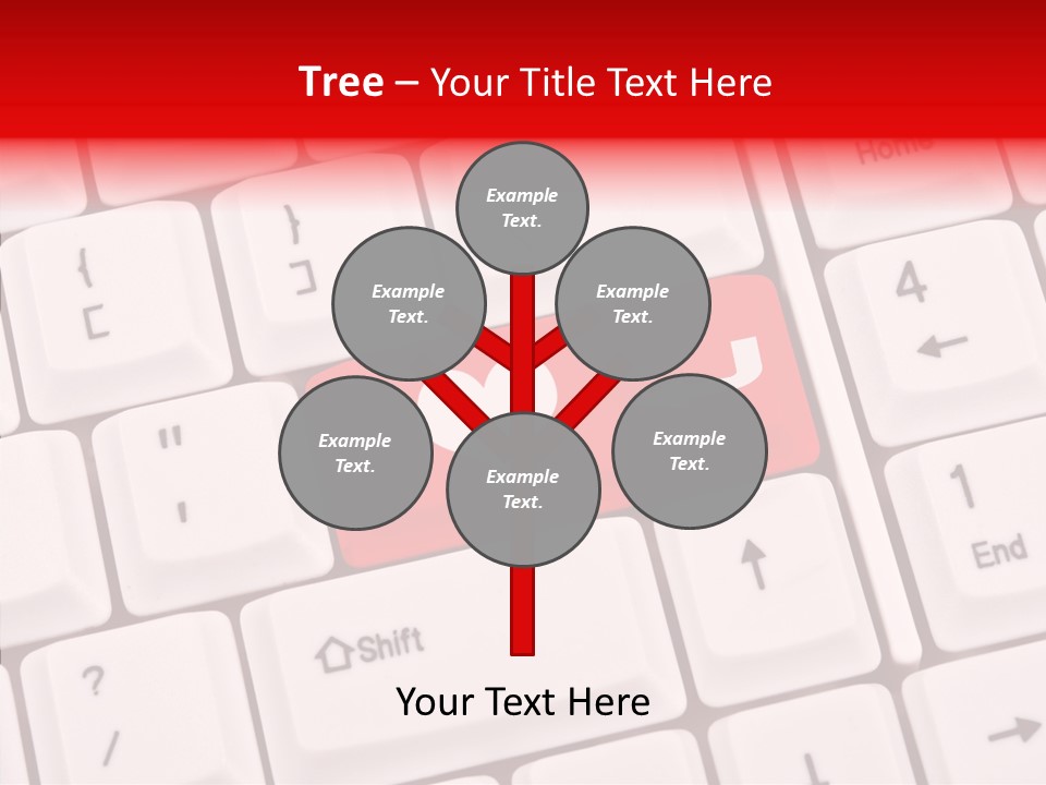 Relationship Symbol White PowerPoint Template