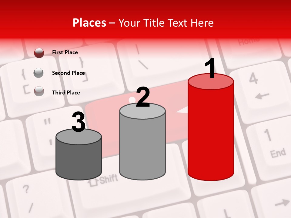Technology Handicap Key PowerPoint Template