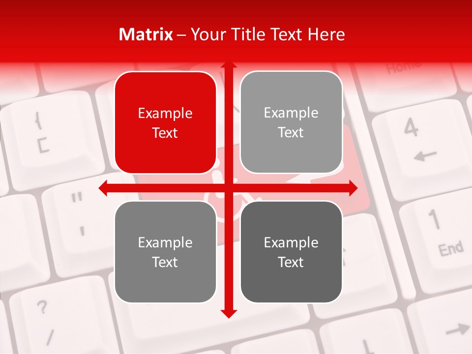 Technology Handicap Key PowerPoint Template