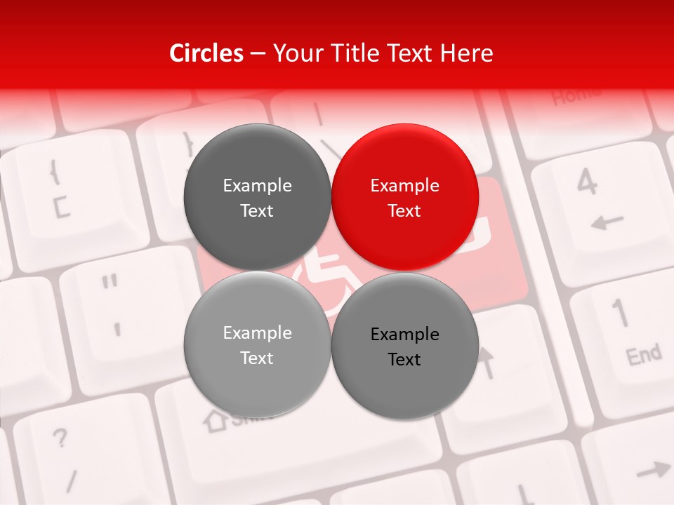 Technology Handicap Key PowerPoint Template