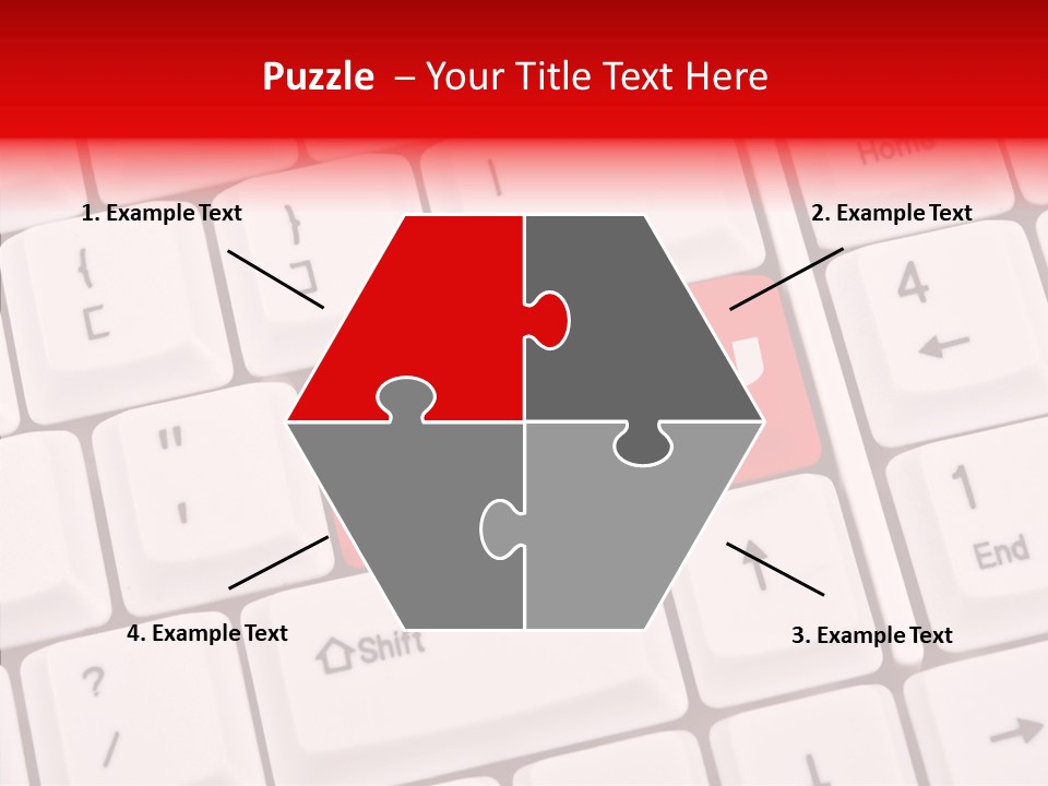 Technology Handicap Key PowerPoint Template
