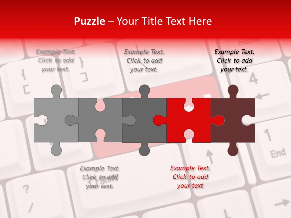 Technology Handicap Key PowerPoint Template