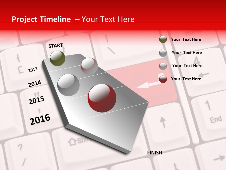 Technology Handicap Key PowerPoint Template