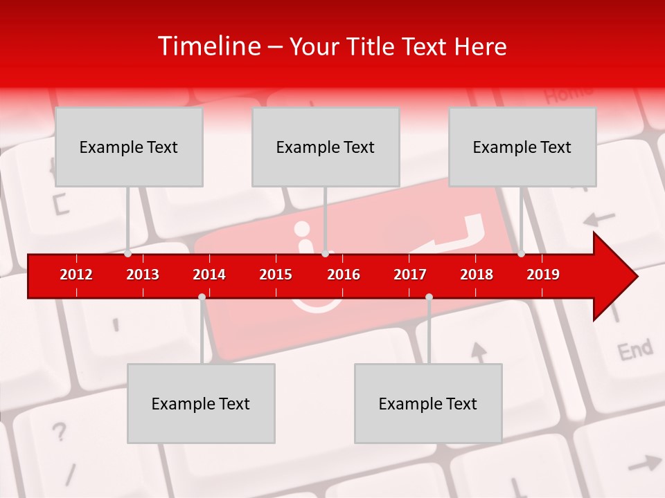 Technology Handicap Key PowerPoint Template