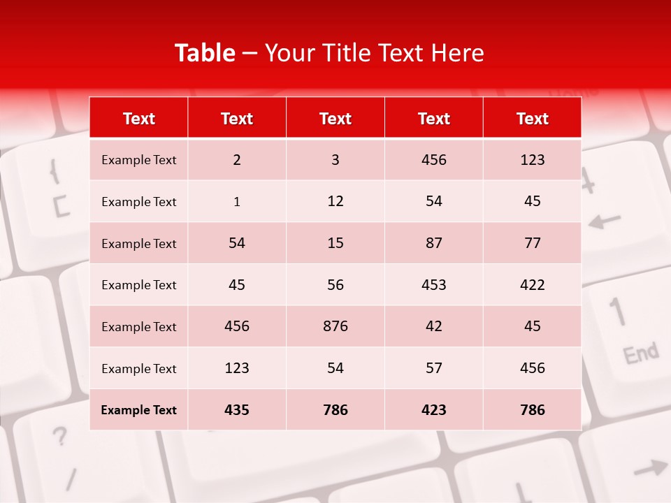 Technology Handicap Key PowerPoint Template