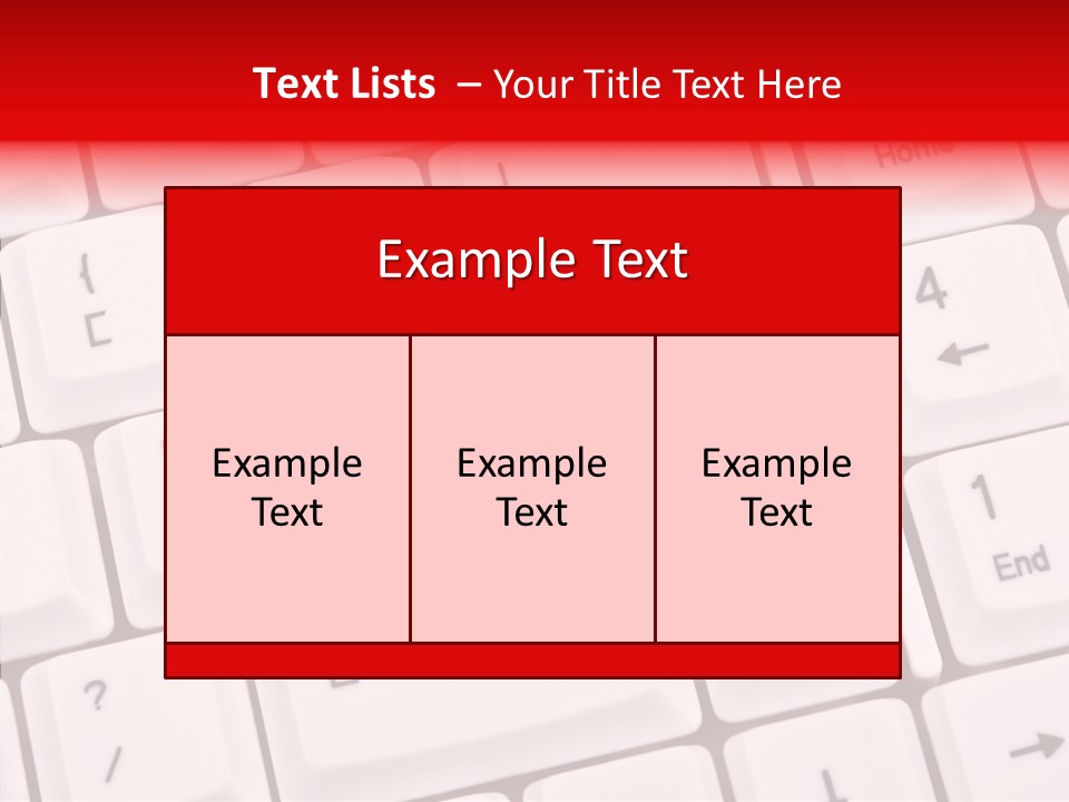 Technology Handicap Key PowerPoint Template
