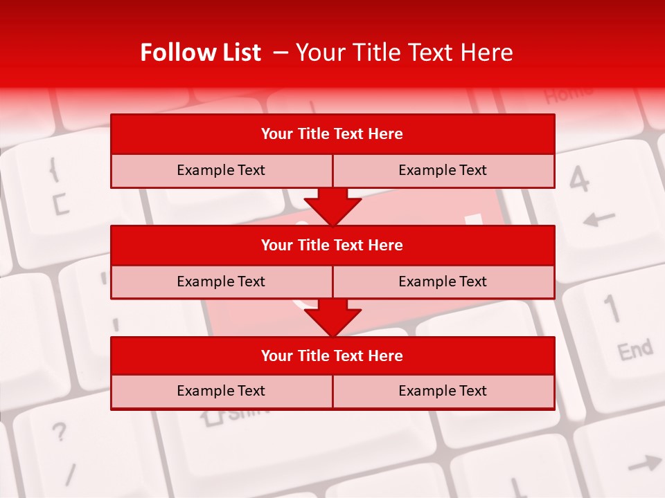 Technology Handicap Key PowerPoint Template