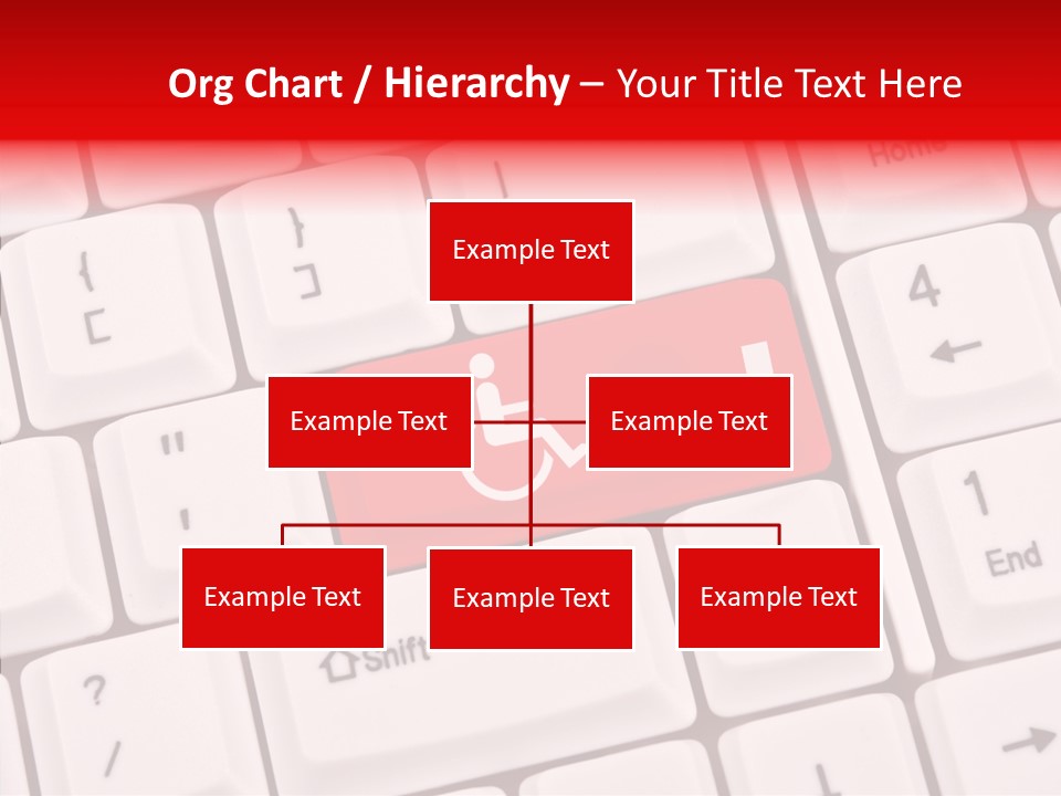 Technology Handicap Key PowerPoint Template