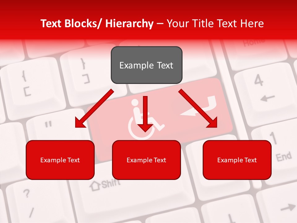 Technology Handicap Key PowerPoint Template