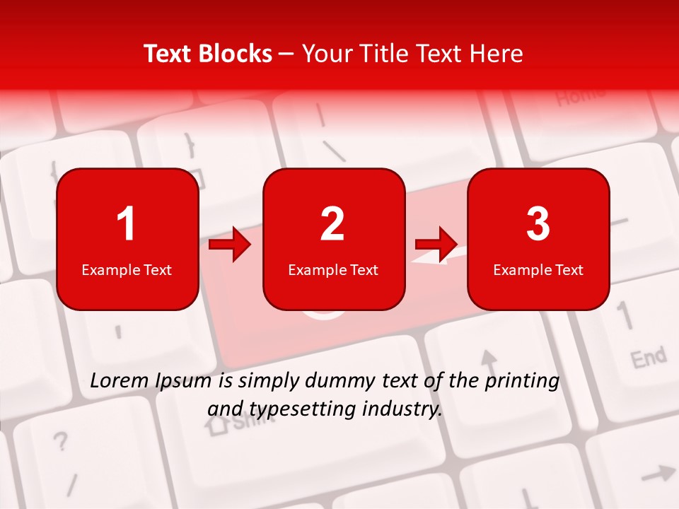 Technology Handicap Key PowerPoint Template