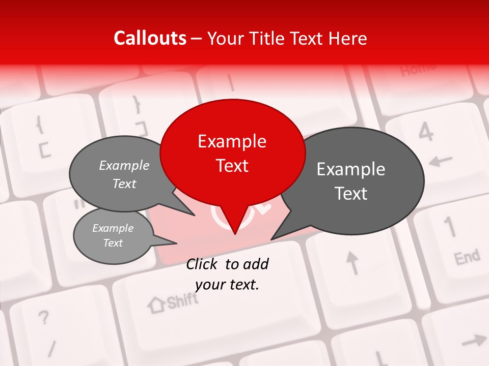 Technology Handicap Key PowerPoint Template