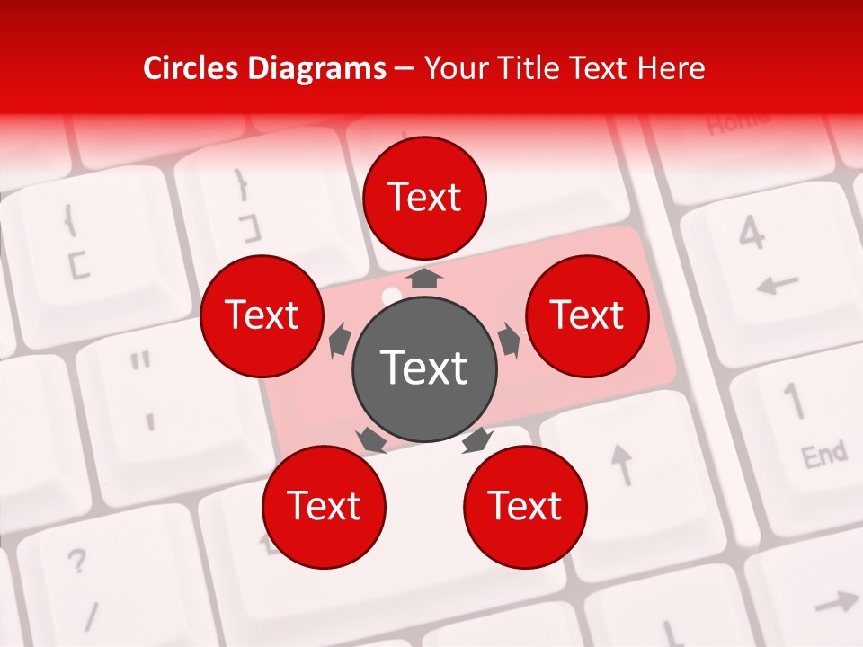 Technology Handicap Key PowerPoint Template