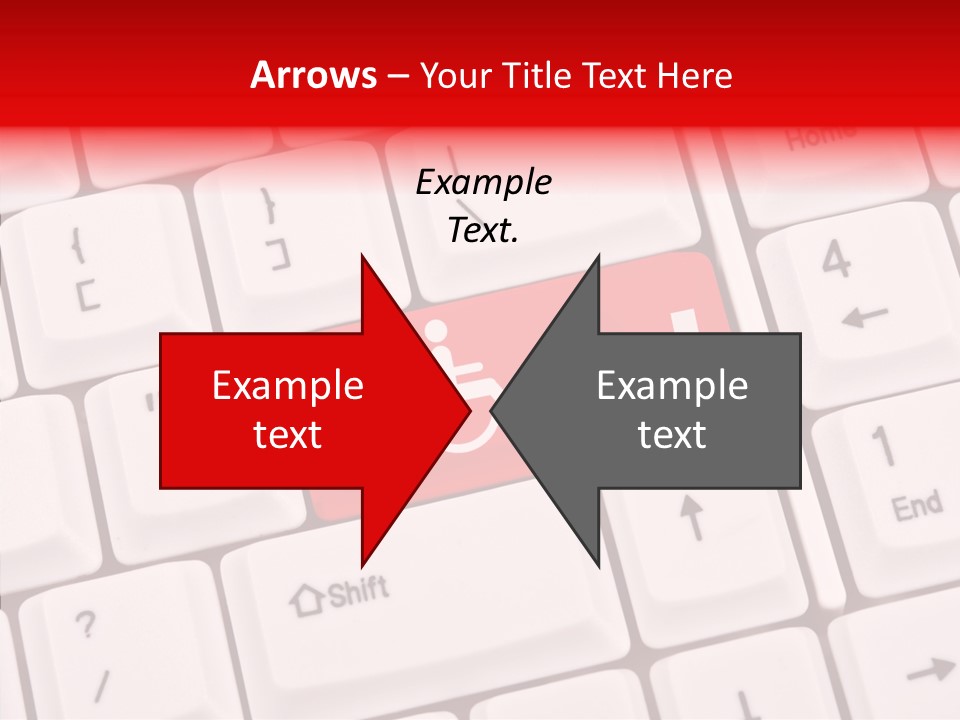 Technology Handicap Key PowerPoint Template