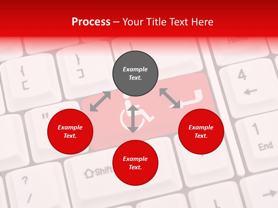 Technology Handicap Key PowerPoint Template