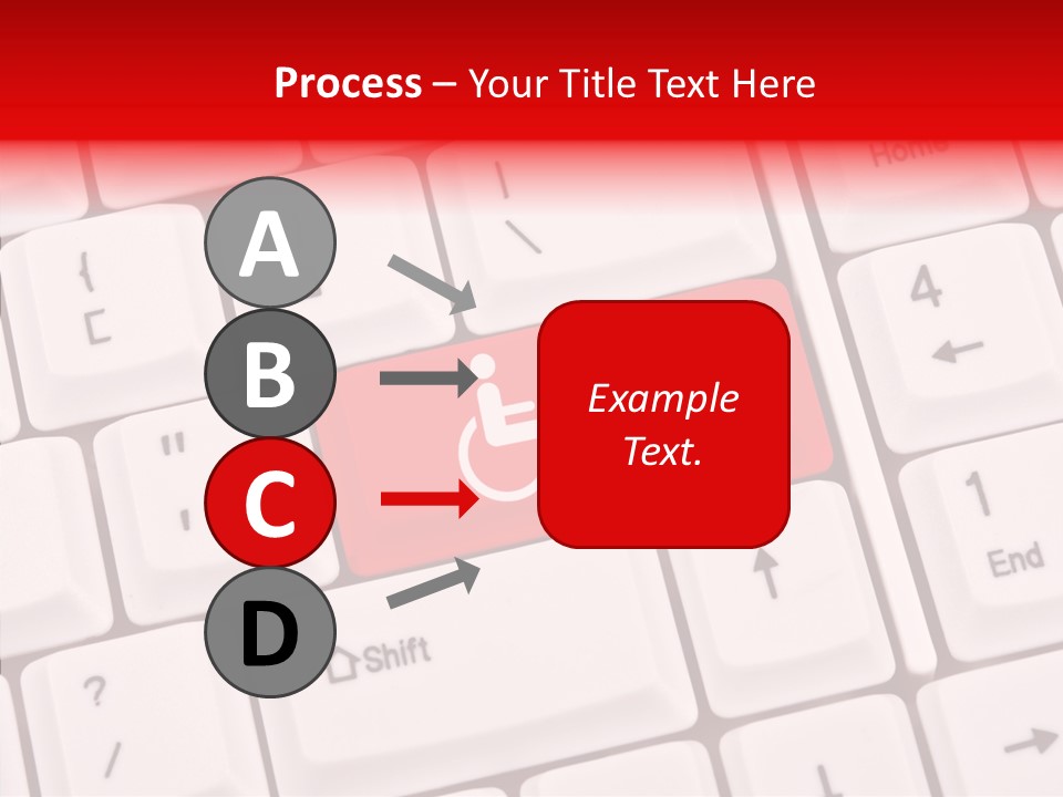Technology Handicap Key PowerPoint Template