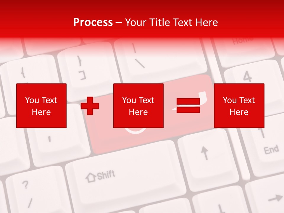 Technology Handicap Key PowerPoint Template
