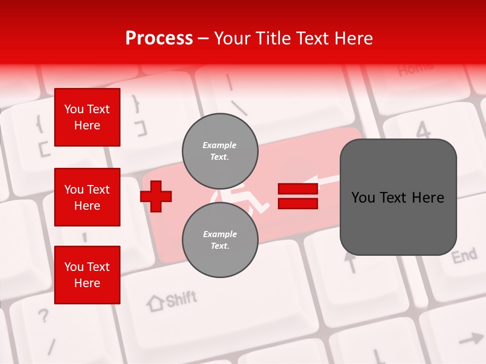 Technology Handicap Key PowerPoint Template