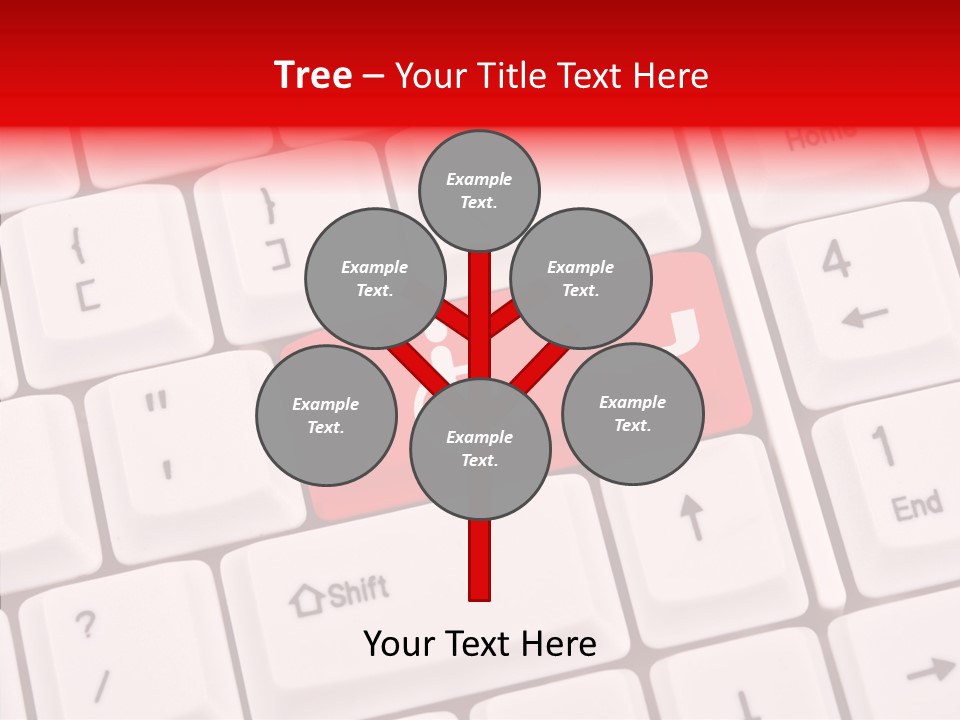 Technology Handicap Key PowerPoint Template