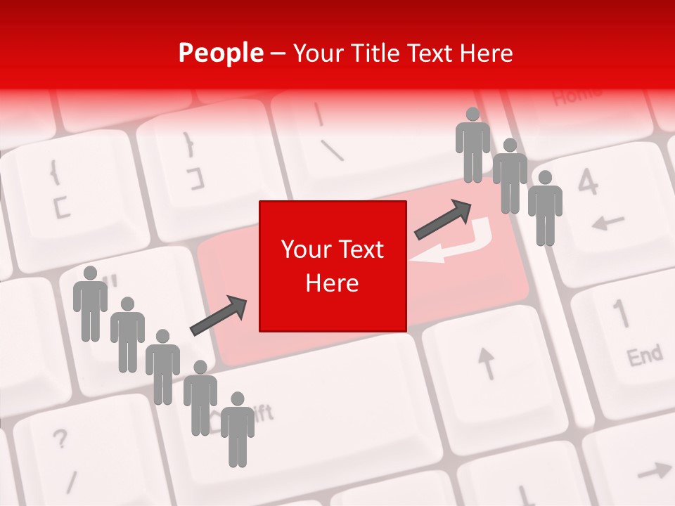 Technology Handicap Key PowerPoint Template