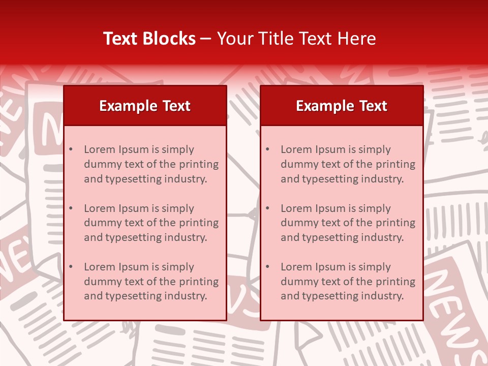 Business Signs Media PowerPoint Template