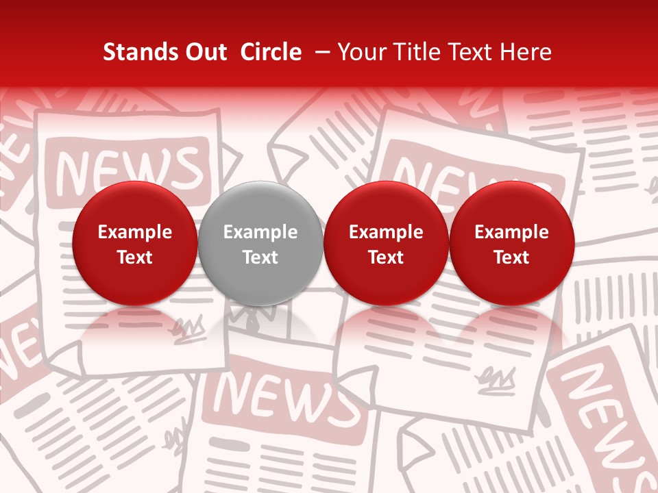 Business Signs Media PowerPoint Template