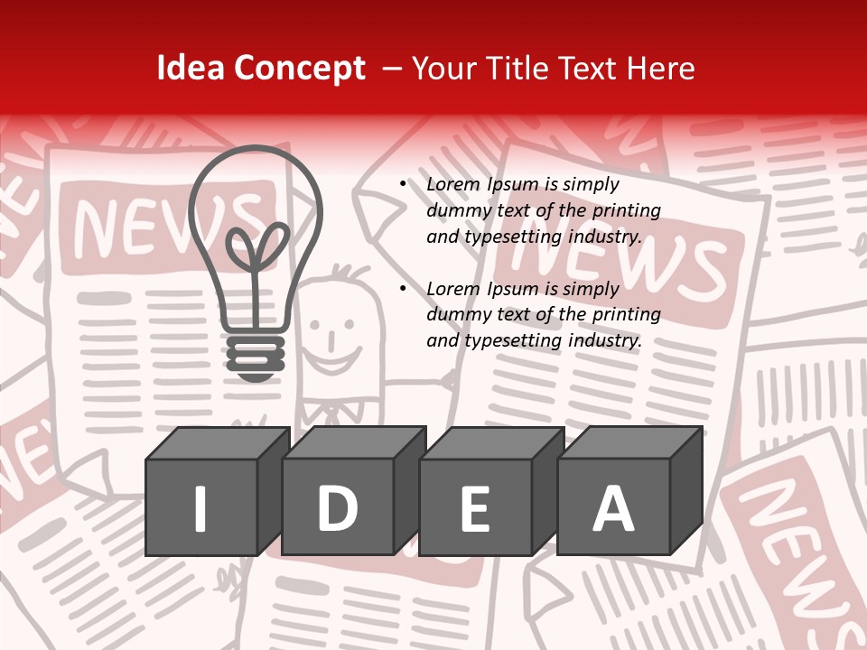 Business Signs Media PowerPoint Template