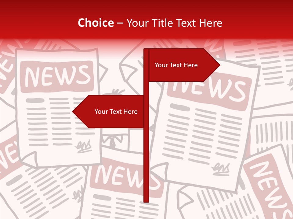 Business Signs Media PowerPoint Template