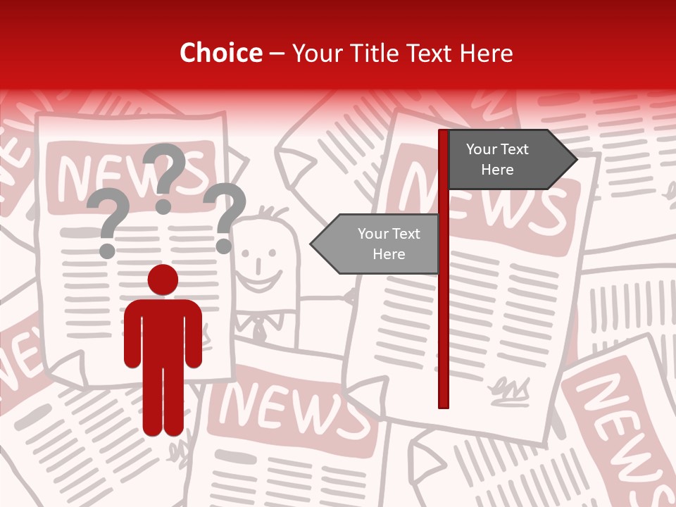 Business Signs Media PowerPoint Template