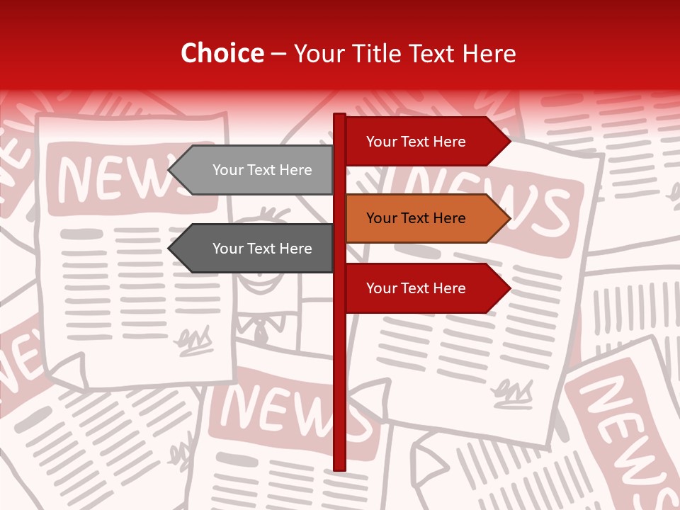 Business Signs Media PowerPoint Template