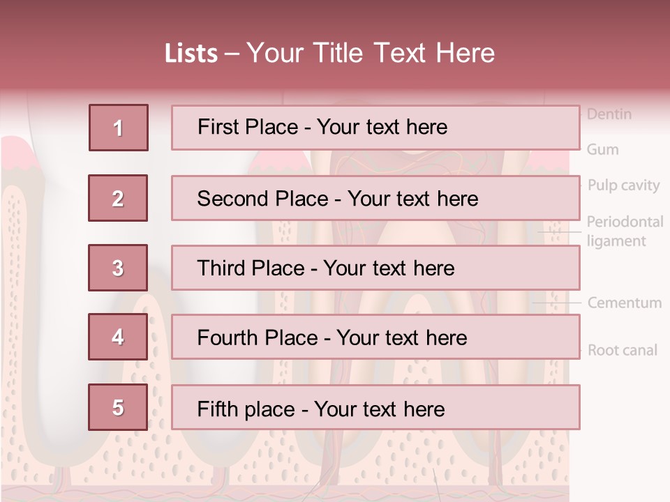 Tooth Crevice Medicine PowerPoint Template
