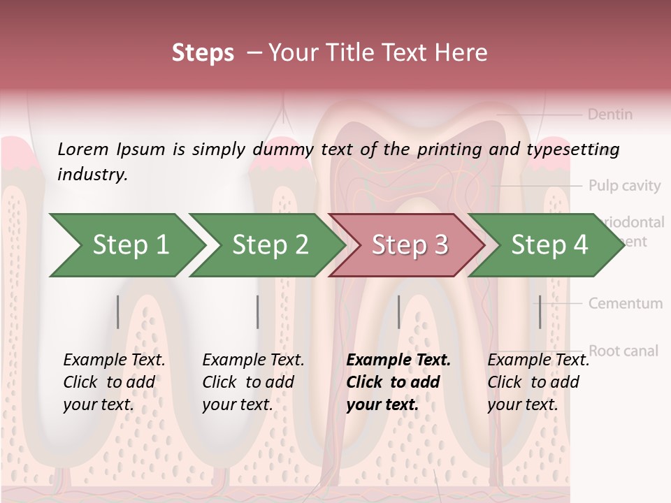 Tooth Crevice Medicine PowerPoint Template