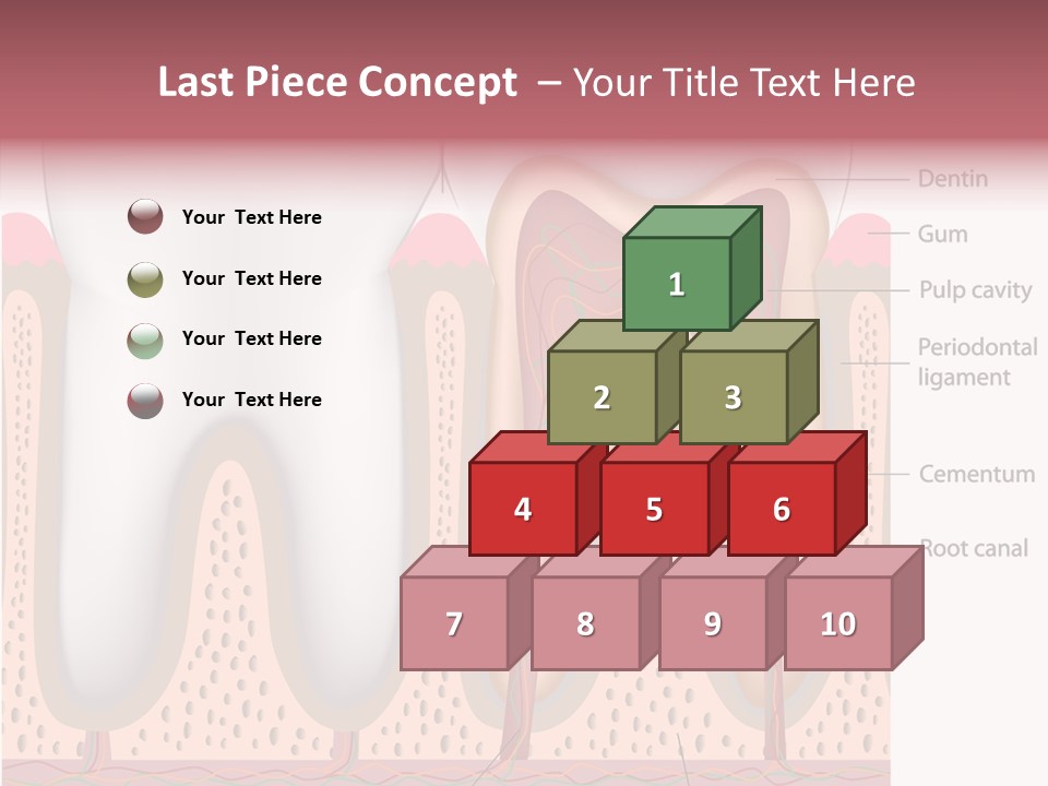 Tooth Crevice Medicine PowerPoint Template
