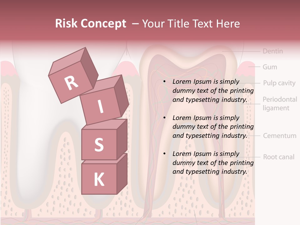 Tooth Crevice Medicine PowerPoint Template