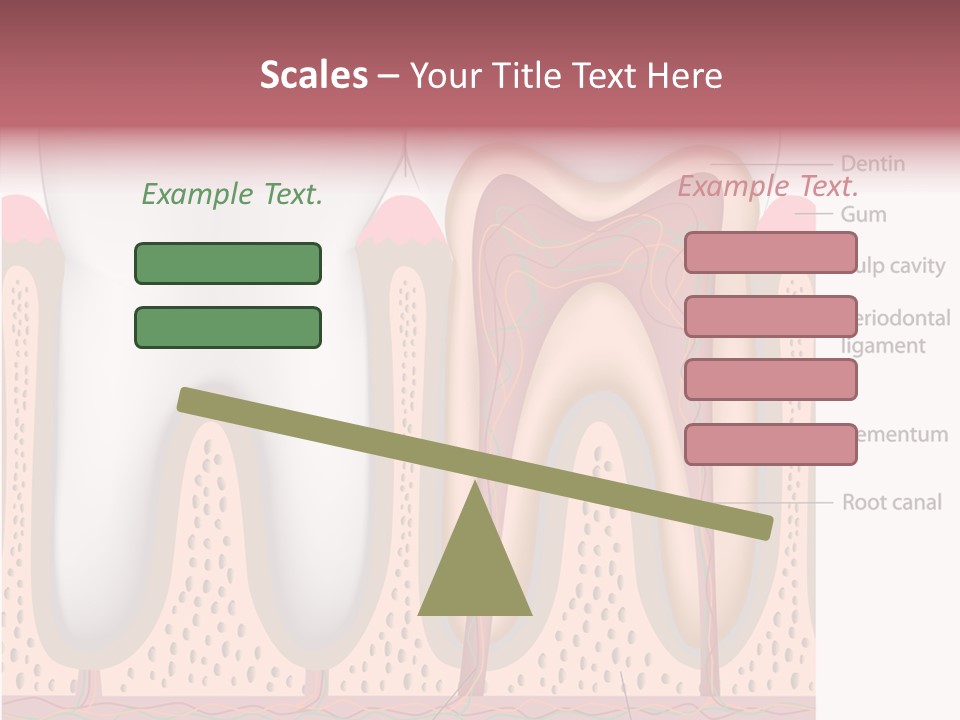 Tooth Crevice Medicine PowerPoint Template