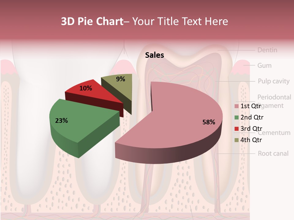 Tooth Crevice Medicine PowerPoint Template