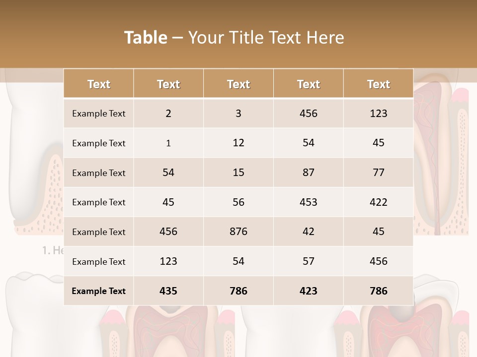 Blood Human Science PowerPoint Template