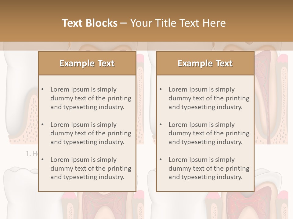 Blood Human Science PowerPoint Template