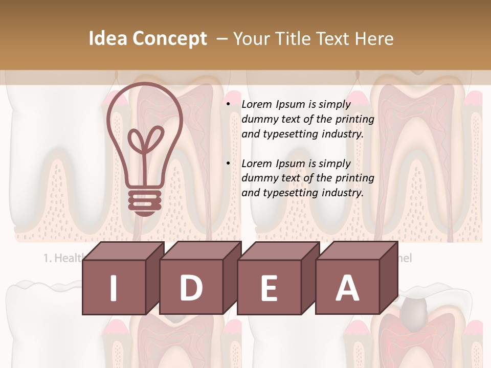 Blood Human Science PowerPoint Template
